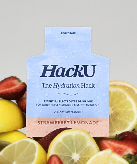 The Hydration Hack- Strawberry Lemonade