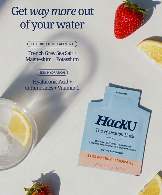 The Hydration Hack- Strawberry Lemonade